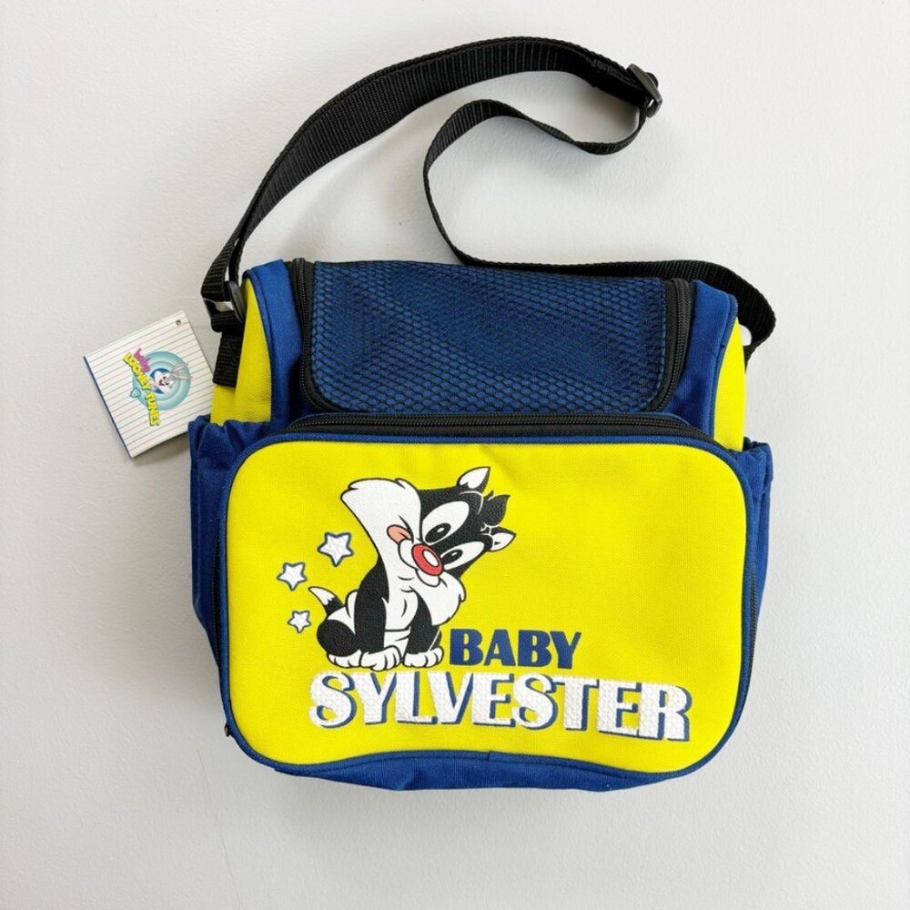 BABY LOONEY TUNES Sylvester Lunch Bag Cooler Tote NWT Vintage 1999 Beach School